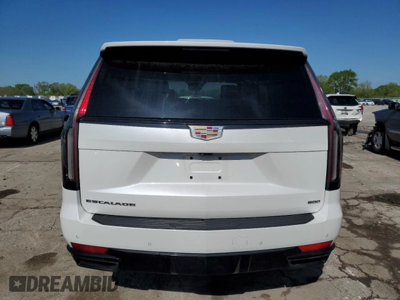 2021 Cadillac Escalade Sport Platinum with VIN 1GYS3GKLXMR378824, listed as a Copart auction lot 55270325 with 77,986 mi miles and Clean title. Bid and sale history available at DreamBid. Image 6.