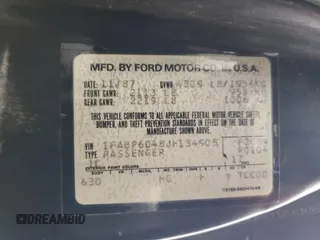 1988 Ford Thunderbird with VIN 1FABP6048JH134905, listed as a Copart auction lot 89320505 with 171,447 mi miles and Clean Title. Bid and sale history available at carsss.com. Image 12.