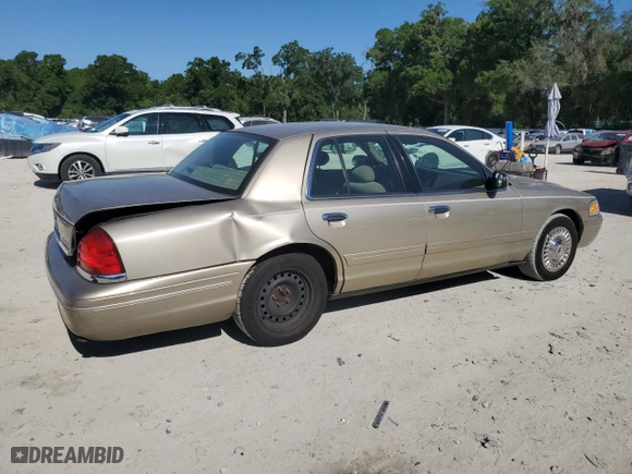 2000 Ford Crown Victoria with VIN 2FAFP73W4YX216080, listed as a Copart auction lot 53774835 with 144,404 mi miles and Salvage Title. Bid and sale history available at carsss.com. Image 3.