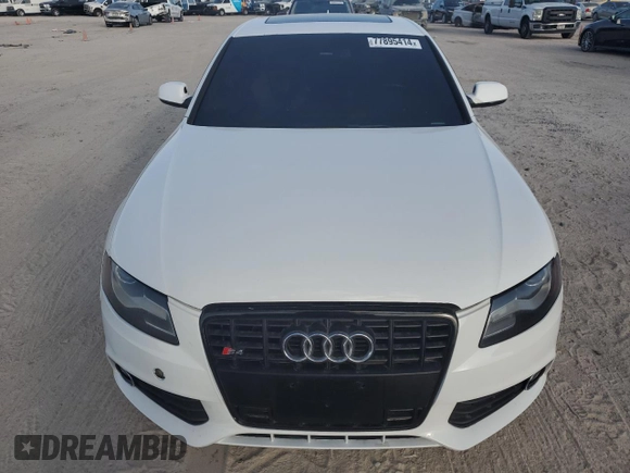 2012 Audi S4 Prestige with VIN WAUKGAFL8CA030709, listed as a Copart auction lot 77895414 with 165,805 mi miles and Clean Title. Bid and sale history available at carsss.com. Image 5.