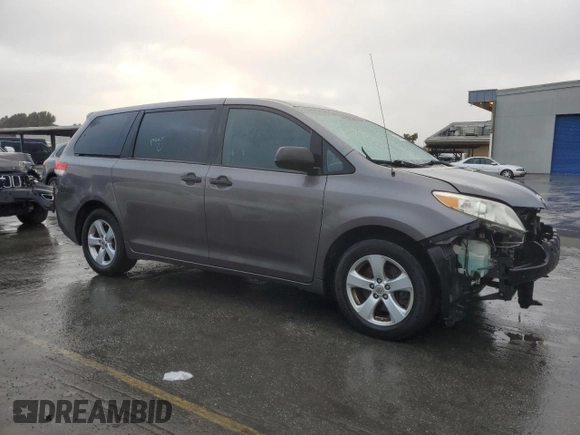 2012 Toyota Sienna with VIN 5TDZK3DC1CS199892, listed as a Copart auction lot 44409615 with 223,327 mi miles and Salvage Title. Bid and sale history available at carsss.com. Image 4.