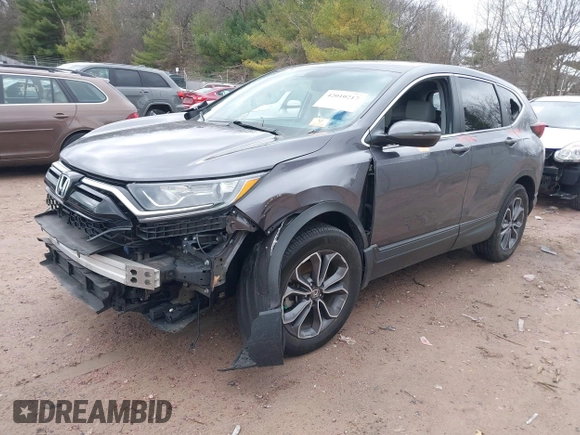 2022 Honda CR-V EX-L with VIN 7FARW2H81NE011064, listed as a IAAI auction lot 42010217 with 1 mi miles. Bid and sale history available at carsss.com. Image 22.