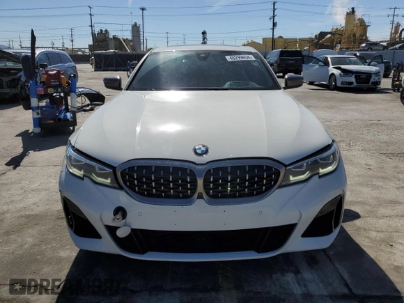 2020 BMW 3 Series M340i with VIN 3MW5U7J05L8B28503, listed as a Copart auction lot 48299654 with 67,705 mi miles and Salvage Title. Bid and sale history available at carsss.com. Image 5.