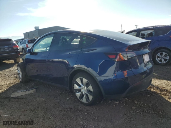 2023 Tesla Model Y Long Range with VIN 7SAYGAEE0PF884190, listed as a Copart auction lot 46318295 with 0 mi miles and Salvage Title. Bid and sale history available at carsss.com. Image 2.
