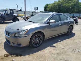 2014 Nissan Maxima SV z VIN 1N4AA5APXEC486984, wystawiony jako Copart lot #56158455 z przebiegiem Nie podano mil oraz Szkoda całkowita • Salvage title. Historia ofert i sprzedaży dostępna na DreamBid. Obrazek 1.