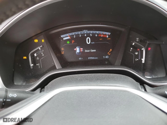 2019 Honda CR-V Touring with VIN 7FARW1H9XKE014219, listed as a Copart auction lot 50588485 with 70,566 mi miles and Salvage Title. Bid and sale history available at carsss.com. Image 9.