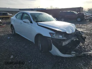 2012 Lexus IS 250 with VIN JTHBF5C25C5184035, listed as a Copart auction lot 41674655 with 276,136 mi miles and Salvage Title. Bid and sale history available at DreamBid. Image 4.