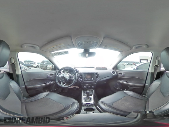 2018 Jeep Compass Latitude z VIN 3C4NJDBBXJT185462, wystawiony jako Copart lot #85528414 z przebiegiem 134 989 mil mil oraz Szkody całkowita. Historia ofert i sprzedaży dostępna na DreamBid. Obrazek 14.