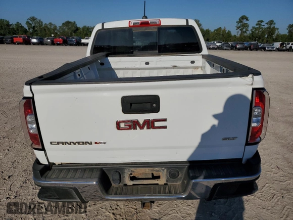 2017 GMC Canyon 4WD SLT with VIN 1GTG6DEN8H1308922, listed as a Copart auction lot 72707454 with 162,308 mi miles and Salvage Title. Bid and sale history available at carsss.com. Image 6.