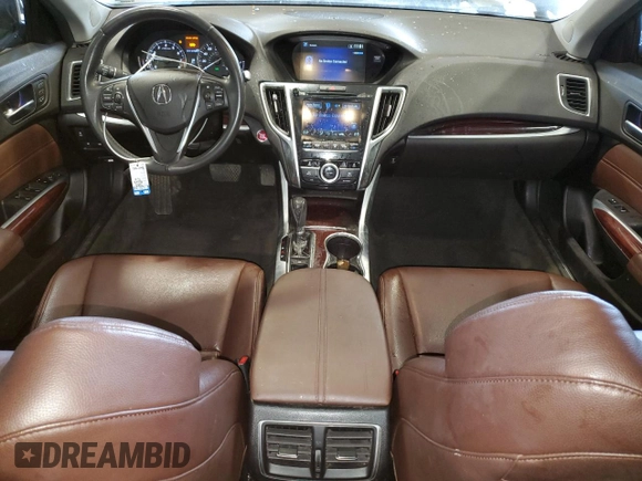 2015 Acura TLX with VIN 19UUB1F3XFA009649, listed as a Copart auction lot 64503734 with 75,859 mi miles and Salvage Title. Bid and sale history available at carsss.com. Image 8.