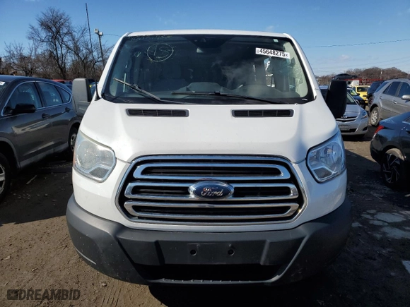 2015 Ford Transit Wagon XL with VIN 1FBZX2ZMXFKA20570, listed as a Copart auction lot 45648275 with 171,942 mi miles and Salvage Title. Bid and sale history available at carsss.com. Image 5.