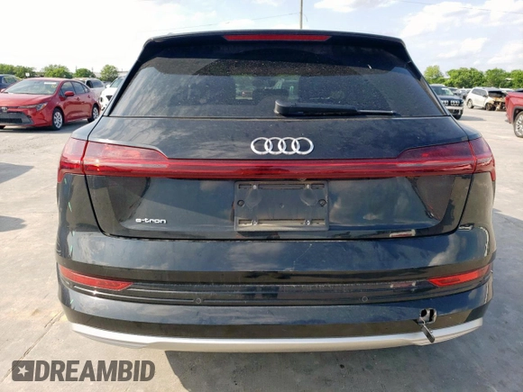 2019 Audi e-tron Prestige with VIN WA1VABGE1KB013888, listed as a Copart auction lot 55246035 with 41,529 mi miles and Salvage Title. Bid and sale history available at DreamBid. Image 6.
