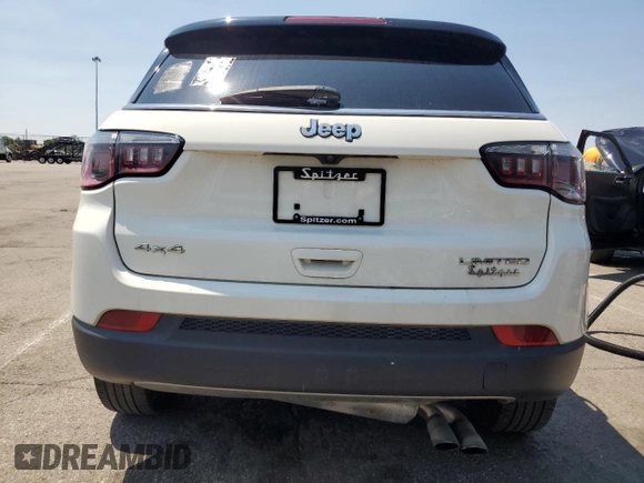 2020 Jeep Compass Limited z VIN 3C4NJDCB7LT116942, wystawiony jako Copart lot #59010775 z przebiegiem 74 888 mil mil oraz Czysty tytuł • Clean title. Historia ofert i sprzedaży dostępna na DreamBid. Obrazek 6.