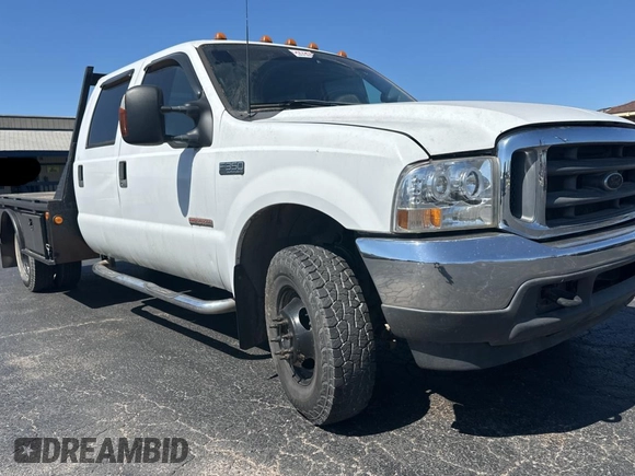 2003 Ford F-350 with VIN 1FDWW37P93EC03534, listed as a Copart auction lot 50217135 with 123,606 mi miles and Clean title. Bid and sale history available at DreamBid. Image 1.