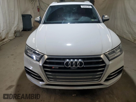 2018 Audi SQ5 Prestige with VIN WA1C4AFY0J2228486, listed as a Copart auction lot 53444105 with 100,846 mi miles and Salvage title. Bid and sale history available at DreamBid. Image 5.