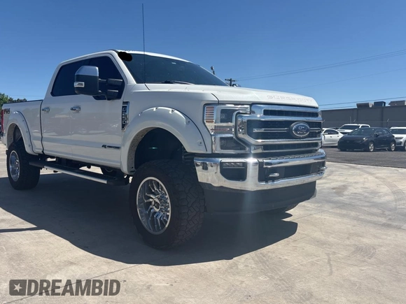 2021 Ford Super Duty F-250 SRW XL with VIN 1FT8W2BT7MEC06087, listed as a Copart auction lot 54588725 with 232,449 mi miles and Clean Title. Bid and sale history available at carsss.com. Image 1.