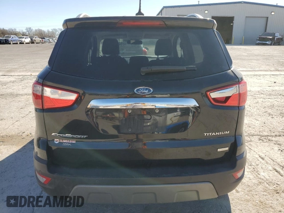 2018 Ford EcoSport Titanium z VIN MAJ3P1VEXJC212722, wystawiony jako Copart lot #48796765 z przebiegiem 119 452 mil mil oraz Szkoda całkowita • Salvage title. Historia ofert i sprzedaży dostępna na DreamBid. Obrazek 6.