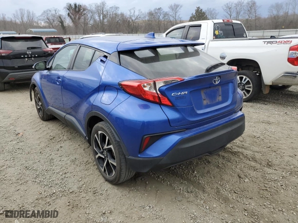 2020 Toyota C-HR LE with VIN JTNKHMBX9L1085174, listed as a Copart auction lot 47208855 with 75,917 mi miles and Salvage Title. Bid and sale history available at carsss.com. Image 2.