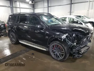2018 Mercedes-Benz GLS with VIN 4JGDF7FE1JB048135, listed as a Copart auction lot 69287174 with 42,975 mi miles and Salvage Title. Bid and sale history available at carsss.com. Image 4.