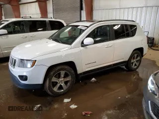 2016 Jeep Compass Latitude with VIN 1C4NJCEA1GD784522, listed as a Copart auction lot 48500095 with 134,642 mi miles and Clean Title. Bid and sale history available at carsss.com. Image 1.