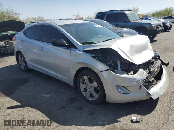2012 Hyundai Elantra Limited with VIN KMHDH4AE0CU280314, listed as a Copart auction lot 61861285 with 169,868 mi miles and Clean title. Bid and sale history available at DreamBid. Image 4.