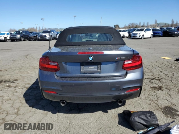 2016 BMW 2 Series M235i with VIN WBA1M1C58GV394704, listed as a Copart auction lot 46926065 with 69,352 mi miles and Salvage Title. Bid and sale history available at carsss.com. Image 6.