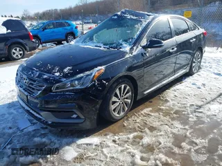 2017 Hyundai Sonata Sport with VIN 5NPE34AF8HH583245, listed as a IAAI auction lot 41841335 with 90,153 mi miles. Bid and sale history available at carsss.com. Image 2.