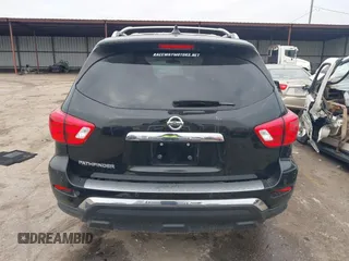 2020 Nissan Pathfinder S with VIN 5N1DR2AN5LC646694, listed as a IAAI auction lot 41472219 with 77,062 mi miles. Bid and sale history available at carsss.com. Image 17.