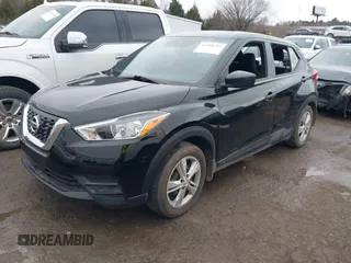 2020 Nissan Kicks S with VIN 3N1CP5BV9LL551763, listed as a IAAI auction lot 41548757 with 112,999 mi miles. Bid and sale history available at carsss.com. Image 2.