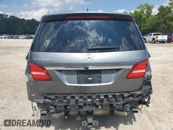 2017 Mercedes-Benz GLS 450 with VIN 4JGDF6EE0HA961612, listed as a Copart auction lot 62366834 with 95,465 mi miles and Salvage Title. Bid and sale history available at DreamBid. Image 6.