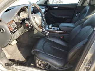 2012 Audi A8 with VIN WAURVAFD4CN023004, listed as a Copart auction lot 50181715 with 121,590 mi miles and Salvage title. Bid and sale history available at DreamBid. Image 7.
