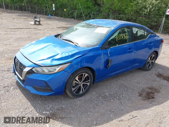 2021 Nissan Sentra SV with VIN 3N1AB8CV0MY271062, listed as a IAAI auction lot 42191931 with 65,999 mi miles and . Bid and sale history available at DreamBid. Image 19.