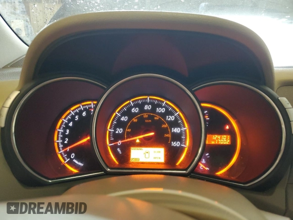 2010 Nissan Murano SL z VIN JN8AZ1MW4AW122863, wystawiony jako Copart lot #55816795 z przebiegiem 124 101 mil mil oraz Szkoda całkowita • Salvage title. Historia ofert i sprzedaży dostępna na DreamBid. Obrazek 9.