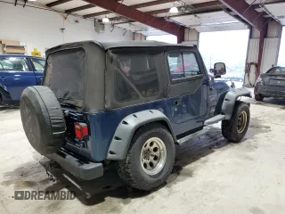 2003 Jeep Wrangler Sport with VIN 1J4FA49S23P344132, listed as a Copart auction lot 73292894 with 147,252 mi miles and Salvage Title. Bid and sale history available at carsss.com. Image 3.