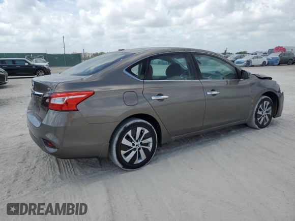 2017 Nissan Sentra SV with VIN 3N1AB7AP6HY203580, listed as a Copart auction lot 53507095 with 35,689 mi miles and Salvage Title. Bid and sale history available at carsss.com. Image 3.