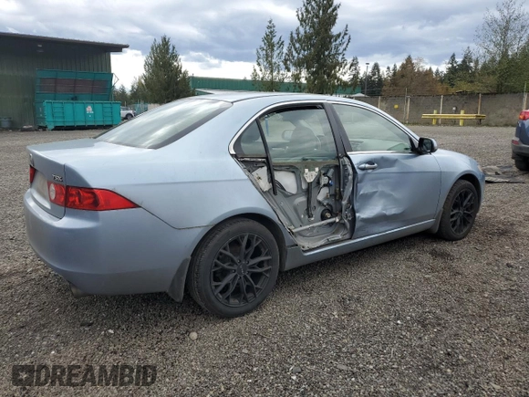 2004 Acura TSX with VIN JH4CL96854C020690, listed as a Copart auction lot 52648205 with 184,456 mi miles and Salvage Title. Bid and sale history available at carsss.com. Image 3.