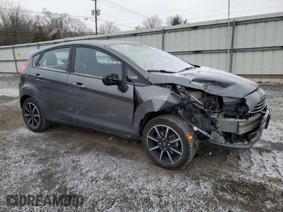 2018 Ford Fiesta SE with VIN 3FADP4EJ9JM123063, listed as a Copart auction lot 46088195 with 48,376 mi miles and Salvage Title. Bid and sale history available at carsss.com. Image 4.