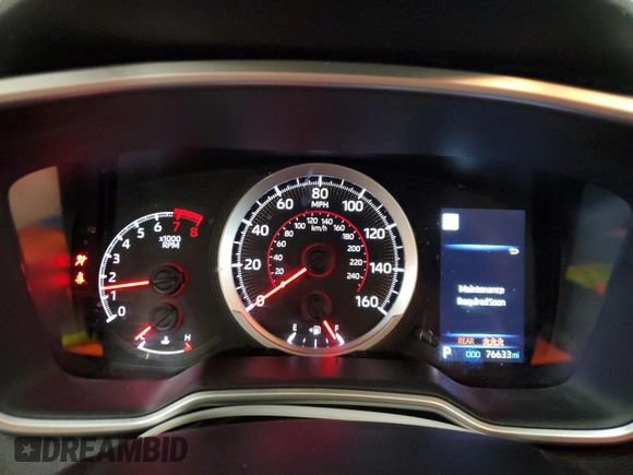 2022 Toyota Corolla SE with VIN JTND4MBE4N3169638, listed as a Copart auction lot 50529505 with 76,633 mi miles and Salvage Title. Bid and sale history available at DreamBid. Image 9.