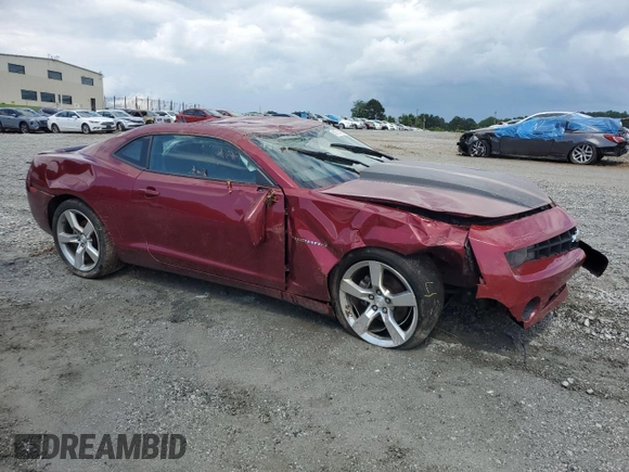 2011 Chevrolet Camaro 2LT with VIN 2G1FC1ED2B9121892, listed as a Copart auction lot 56714725 with 146,818 mi miles and Salvage title. Bid and sale history available at DreamBid. Image 4.