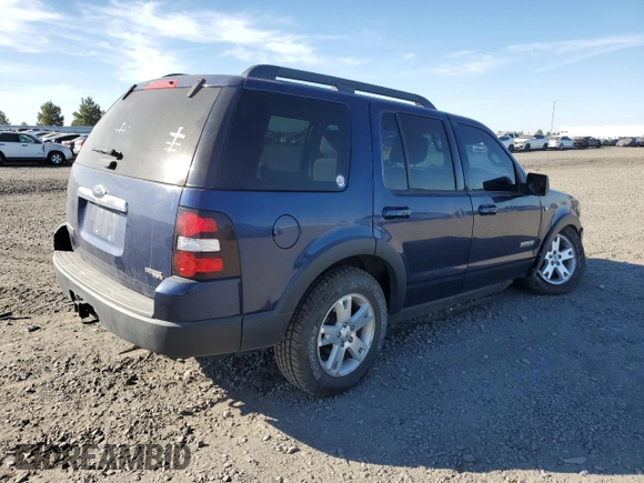 2007 Ford Explorer XLT with VIN 1FMEU73817UB71178, listed as a Copart auction lot 72386834 with 171,366 mi miles and Salvage Title. Bid and sale history available at carsss.com. Image 3.