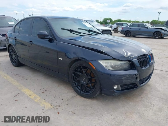 2009 BMW 3 Series 328i with VIN WBAPH77579NM31725, listed as a IAAI auction lot 41901344 with 143,905 mi miles. Bid and sale history available at carsss.com. Image 1.