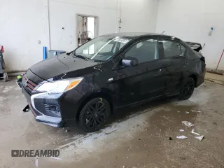 2024 Mitsubishi Mirage ES z VIN ML32FUFJ7RHF06699, wystawiony jako Copart lot #59707435 z przebiegiem 19 057 mil mil oraz Czysty tytuł • Clean title. Historia ofert i sprzedaży dostępna na DreamBid. Obrazek 1.