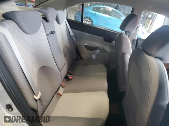 2010 Hyundai Accent GLS with VIN KMHCN4AC4AU483643, listed as a Copart auction lot 51972445 with 134,288 mi miles and Salvage Title. Bid and sale history available at carsss.com. Image 10.