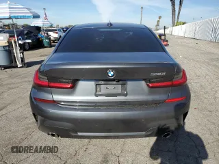 2021 BMW 3 Series 330i with VIN 3MW5R1J08M8B88355, listed as a Copart auction lot 50376775 with 0 mi miles and Salvage Title. Bid and sale history available at carsss.com. Image 6.
