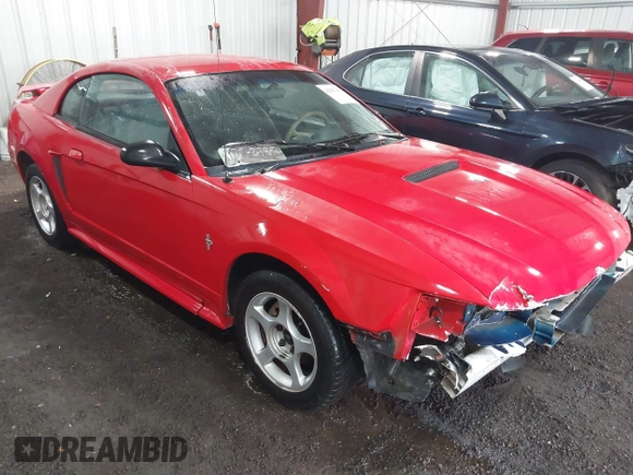 2002 Ford Mustang Standard z VIN 1FAFP40432F113933, wystawiony jako IAAI lot #42227470 z przebiegiem 183 326 mil mil oraz . Historia ofert i sprzedaży dostępna na DreamBid. Obrazek 1.