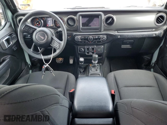 2023 Jeep Wrangler Sport S z VIN 1C4HJXDN7PW681537, wystawiony jako Copart lot #63458155 z przebiegiem 18 602 mil mil oraz Szkoda całkowita • Salvage title. Historia ofert i sprzedaży dostępna na DreamBid. Obrazek 8.