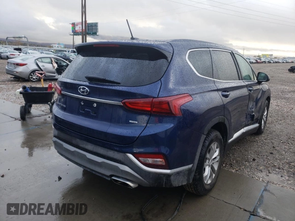 2019 Hyundai Santa Fe SE with VIN 5NMS2CAD6KH020584, listed as a Copart auction lot 66609482 with 73,652 mi miles. Bid and sale history available at carsss.com. Image 4.