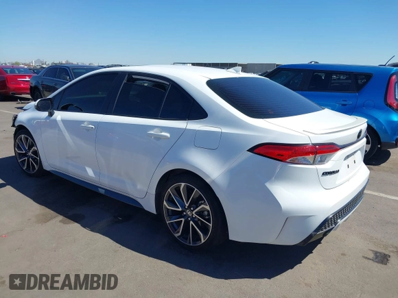 2022 Toyota Corolla SE with VIN JTDP4MCE9N3503940, listed as a IAAI auction lot 41856413 with 50,155 mi miles. Bid and sale history available at carsss.com. Image 3.