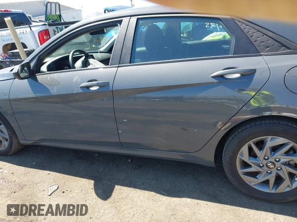2024 Hyundai Elantra SEL with VIN KMHLM4DG1RU756860, listed as a IAAI auction lot 41887650 with 9,250 mi miles. Bid and sale history available at carsss.com. Image 14.