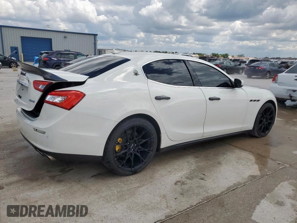 2017 Maserati Ghibli with VIN ZAM57XSA1H1221544, listed as a Copart auction lot 56321215 with 61,008 mi miles and Clean title. Bid and sale history available at DreamBid. Image 3.